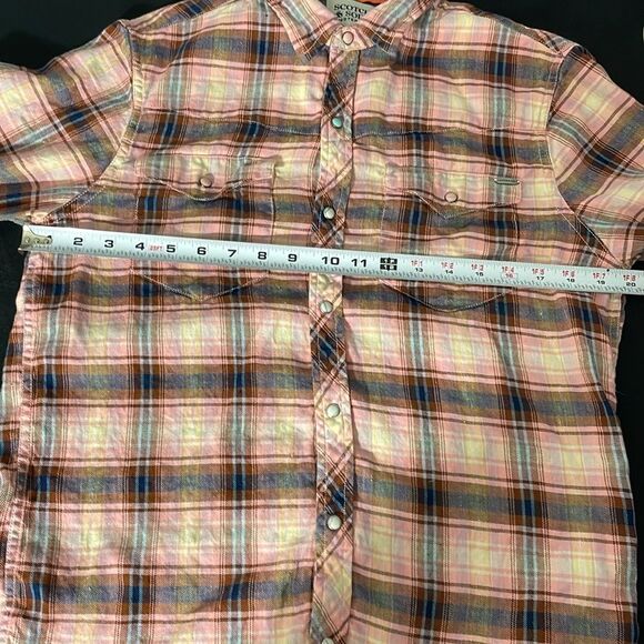 Scotch and Soda western Plaid Button Down Blouse shirt
Linen blend Sz S - Picture 10 of 10